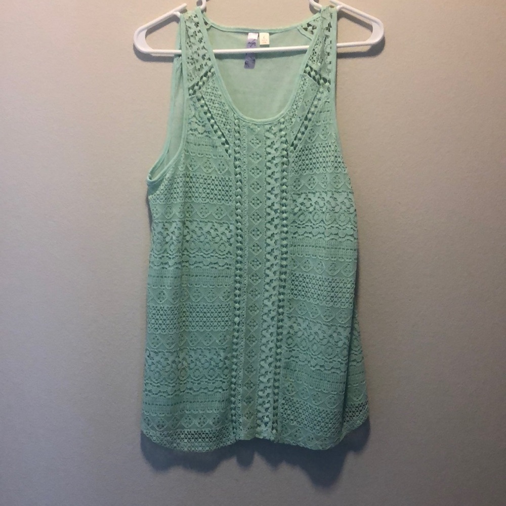 Lace tank top